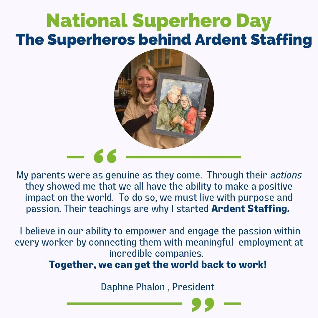 Happy National Superhero Day!
At @ardentstaffing providing exceptional staffing services is our top priority.  Contact us today for assistance with your hiring needs or job search. (508) 530-7212Let’s get the world back to work!