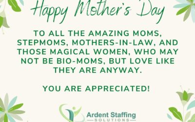 Mom’s are special. If you are lucky enough to still have your mom in your life, make sure you tell her how much she’s appreciated. #happymothersday #amazingmoms #momsareheros #workingwomen #ourpassionispeople #workwiththebest #hireardent