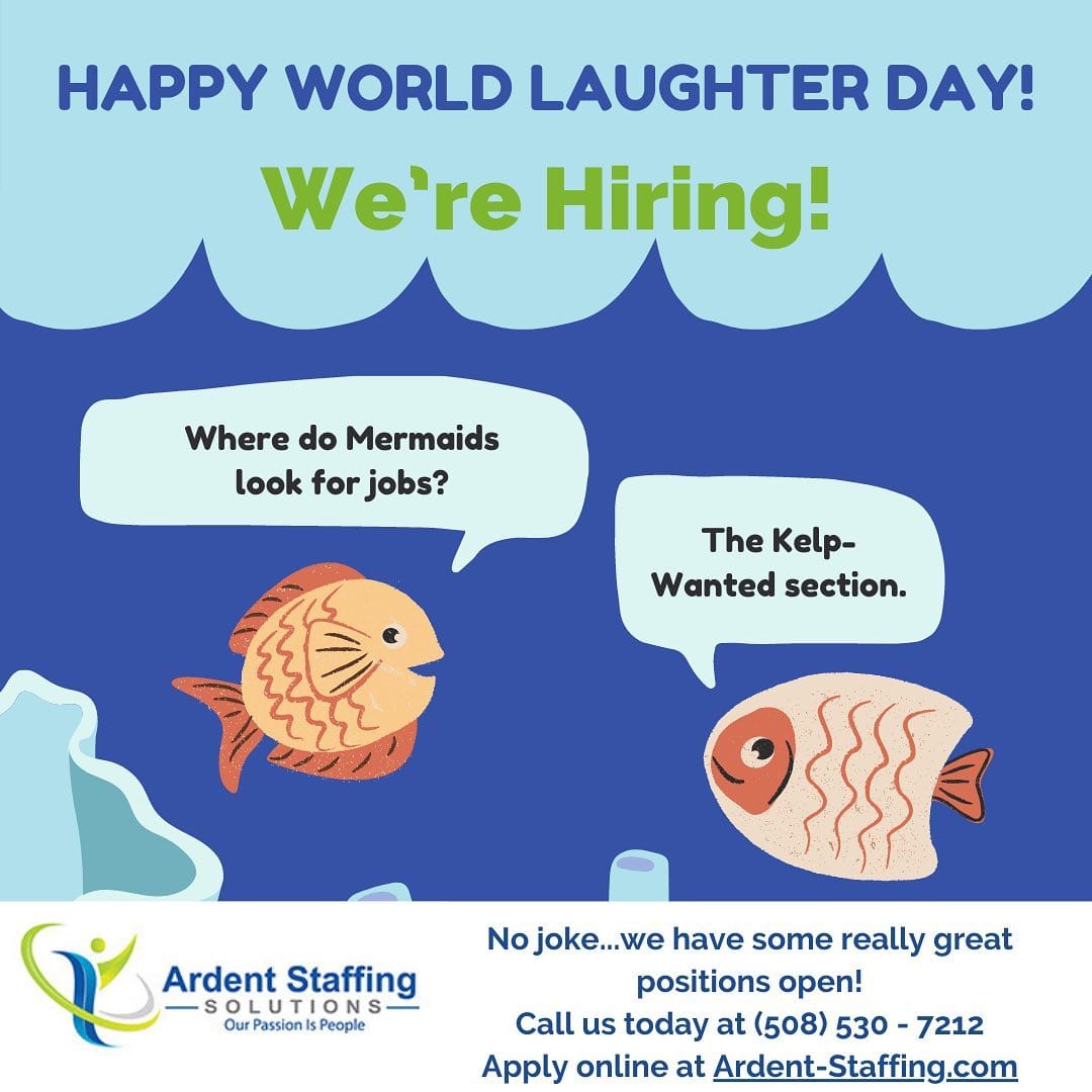 So many great openings!!
Whether you need help finding work or workers, Ardent is here to help!
Contact us today to learn more
(508) 530-7212
Ardent-Staffing.com
Let’s get the world back to work!