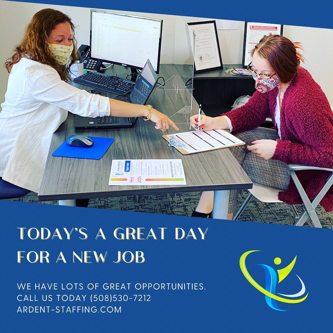 We have lots of great openings - all shifts - all skill levels - great pay!!
Whether you need help finding work or workers, here to help....Contact us today to learn more!(508) 530-7212
Ardent-Staffing.com
Let’s get the world back to work!