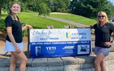 Hey all you  golfers, stop by the Ardent Staffing tent and register for free to win one of two pairs of Bose Frames sunglasses