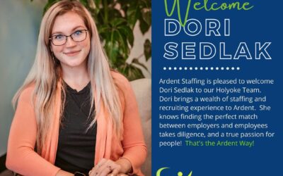 Please join us in welcoming Dori to Team Ardent. Ardent Staffing Solutions is expanding rapidly in Western Massachusetts. Whether you are looking for work or looking for workers, we can help! Our team of professionals is committed to always valuing and respecting the people involved in the employment equation. We take the time to hear what our customers and employees need and want. Our passion is people and you will feel that passion in every single interaction you have with any member of our team. If you need help finding work or workers, call us directly: Central MA: (508) 530-7212 Western, MA: (413) 266-9488 www.ardentstaffingsolutions.com #HireArdent #Workwiththebest #Passionispeople #NowHiring #Makethemove #experiencethedifference