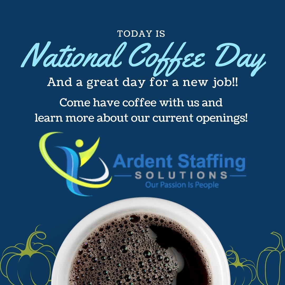 We’re hosting open interview hours 9/29, 9/30 and 10/1 -  9am-5pm in both of our offices with FREE COFFEE! Come down to Marlborough or Holyoke for an on the spot interview to find out more about our job exciting opportunities.  We will take the time to listen to what you are looking for and find you the perfect position!