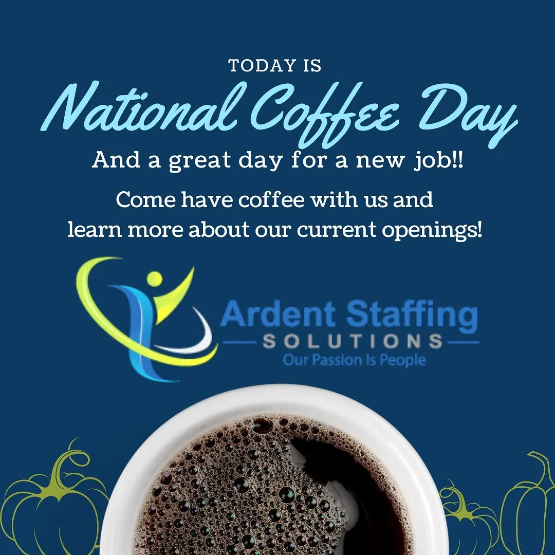 We’re hosting open interview hours 9/29, 9/30 and 10/1 -  9am-5pm in both of our offices with FREE COFFEE! Come down to Marlborough or Holyoke for an on the spot interview to find out more about our job exciting opportunities.  We will take the time to listen to what you are looking for and find you the perfect position!