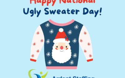 It’s hard to believe it’s December 17 with it being 60 degrees outside. Here’s to not overheating in your ugly sweaters on national Ugly Sweater Day!  #nationaluglysweaterday #holidayfun #happyholidays #ourpassionispeople #hireardent #newcareer #catchthespirit #holidayspirit #letsgettowork #greatjobs #nowhiring #newjob #manufacturing #bankjobs #customerservicejobs #adminjobs #engineeringjobs #itjobs