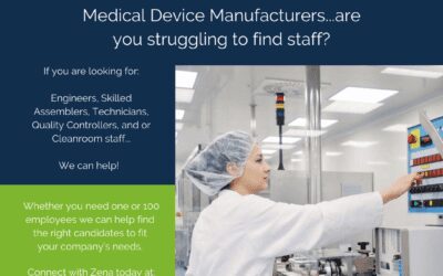 Medical Device Manufacturers…are you struggling to find staff?