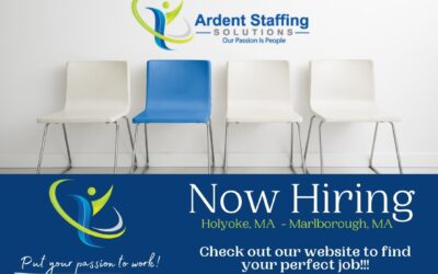 We have a wide variety of positions throughout Central and Western, MA. Your perfect job is waiting for you. Head to our website and apply today!!  #ourpassionispeople #nowhiring #workwithardent