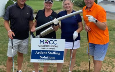 What a great day golfing today at the @marlboroughchamber golf tournament at @marlboroughcountryclub!! Our score may not have been that very top of the leaderboard, but we had a darn good time. #happytosponsor #ardentstaffing