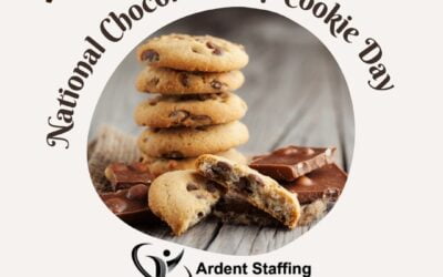 Need a reason to smile today?…It’s National Chocolate Chip Cookie Day!  If that’s not enough to put a smile on your face, come on in to an Ardent Staffing Office to find a new job! Holyoke – (413)333-9833 Marlborough – (508)530-7208 #nationalcookieday #smile #enjoyacookie #justbeingsilly