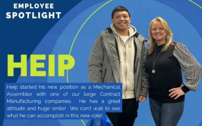 It’s Thankful Thursday and today’s Ardent Staffing Employee Spotlight is on Heip (pronounced Hip). Heip came to Ardent Staffing looking for work and we quickly matched him with an opportunity that was a great fit for his skills and personality in Westborough. If you’re looking for work, we can help you too. Check out our new job listings on our website to get started!