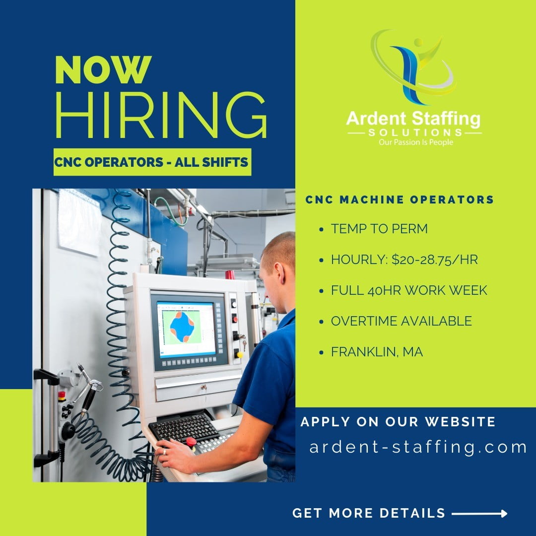 Are you an experienced CNC Machine Operator... let's talk!Not for you but you know someone...Send them our way.Check out more jobs on our website!