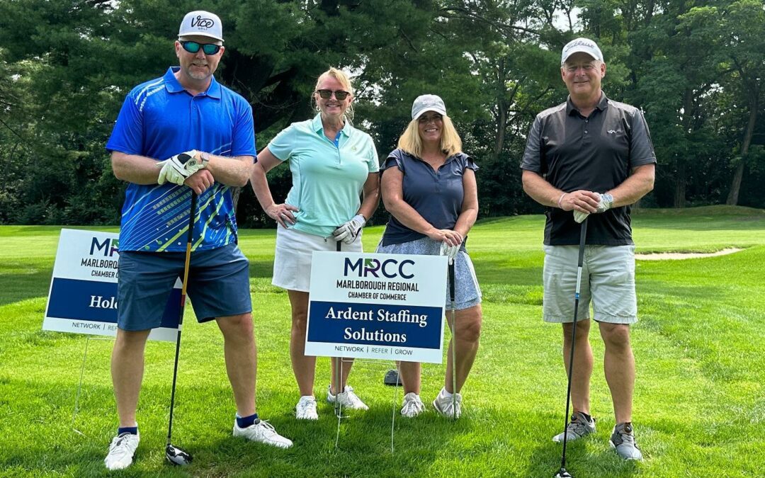 What a day! Ardent staffing had a great time and was a proud sponsor of the Marlborough Regional Chamber of Commerce’s golf tournament. Thanks to everyone who stopped by the tent to say hello and join our raffle fun!