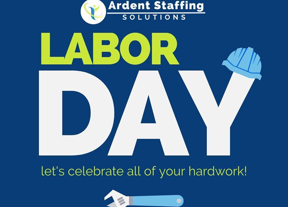 On this Labor Day, want to take a moment to extend our heartfelt wishes to you on behalf of Ardent Staffing. This special day celebrates your dedication, perseverance, and the contributions you make to the workforce. #ourpassionispeople #hireardent #nowhiring