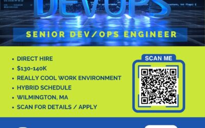 Hey Network – Check this one out!! Incredible opportunity to work for a cutting edge company and really make your mark – Scan the code to learn ore and apply now!