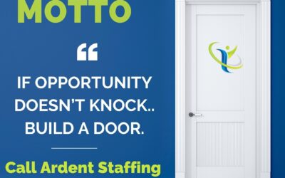 What are you waiting for? Open that door to new opportunity!  Ardent Staffing recruiters specialize in skilled manufacturing, engineering and professional staffing. Whether you need help finding work or finding workers, we can help. Give us a call today. (508)530-7212 ️ #ourpassionispeople #workwiththebest #nowhiring #hireardent #newjob #manufacturing #assembly #engineering #advancedmanufacturing #electromechanical #hrjobs #ardentblog