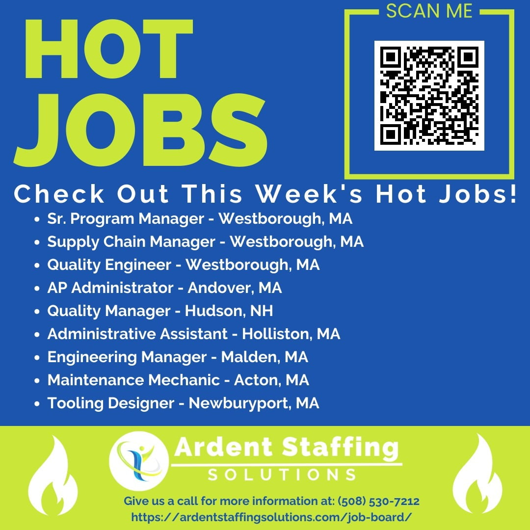 This week's hot jobs!! Check them out!! Then call us at(508)530-7212 option 0 for Madison
#roboticsjobs 