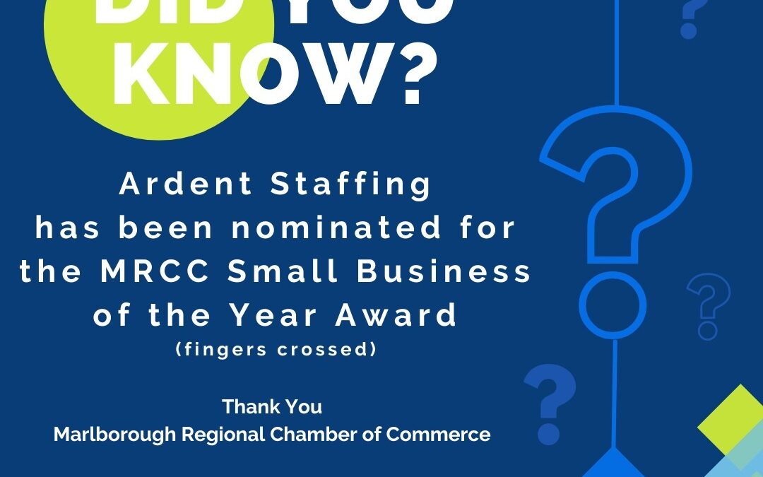 Congratulations to all our fellow nominees!  #ardentblog #staffing #goodluckeveryone #ourpassionispeople #awards