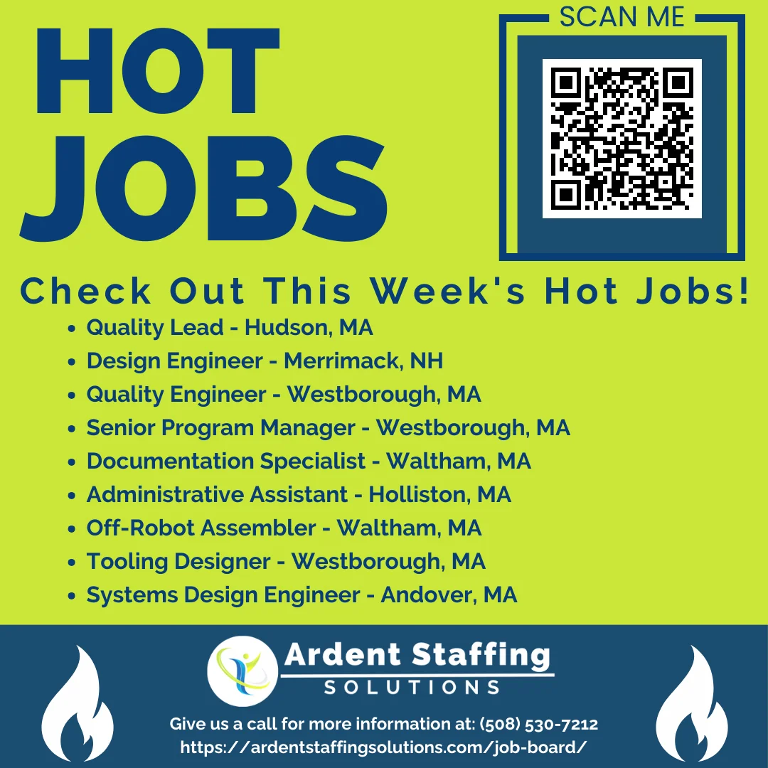 Feeling the heat in your job search? Check out these awesome opportunities with Ardent Staffing! What are you waiting for?