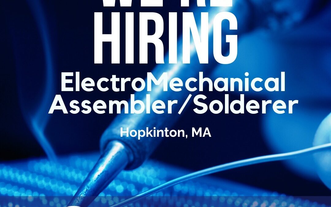 Dive into a World of Automation and controls! Ardent Staffing is on the lookout for an ElectroMechanical Assembler/Solderer for our client in Hopkinton, MA! If you're a jack-of-all-trades who enjoys variety and is eager to expand your skill set, this is the opportunity for you! What You'll Do: Take on diverse roles including SMT, soldering to electromechanical assembly. Work directly with the Controller—perfect for multitaskers who love hands-on work. Flexibility to choose part-time or full-time hours. Perks: On-the-job training for a smooth transition into any unfamiliar tasks. Join a small, versatile team where your contributions are significant. Ready to switch it up and keep learning? Call (508) 530-7212 to apply now or send resume to ATeam-staffing.com