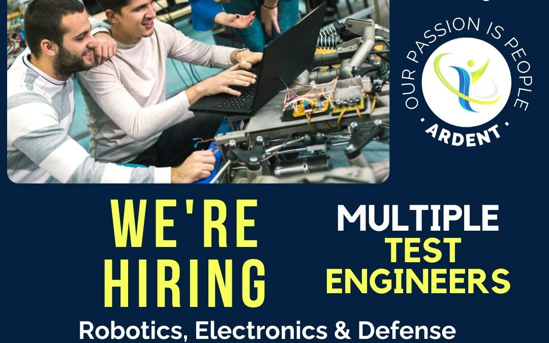 Exciting Career Opportunities at Ardent! We’re actively seeking skilled Test Engineers in a variety of filds including the Robotics, Electronics, and Defense sectors. If you’re passionate about technology and innovation, contact our Ardent Staffing Team TODAY!!  Available positions in Wilmington, MA | Waltham, MA | Westborough, MA.  Interested? Call us at (508) 530-7212 or apply directly through our website:  Tap the link in our bio! #EngineeringCareers #TechJobs #RoboticsEngineering #DefenseIndustry #ElectronicsJobs #CareerOpportunities #ArdentCareers #HiringNow #massachusettsjobs #ardentblog