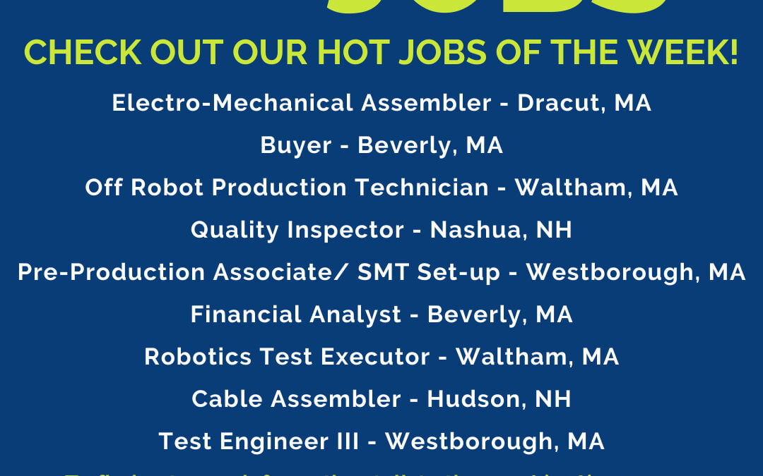 Hey Network, check out Ardent Staffing’s latest hot jobs! What are you waiting for? Call us today! (508) 530-7212 #HotJobs #NewOpportunities #TalkToUs