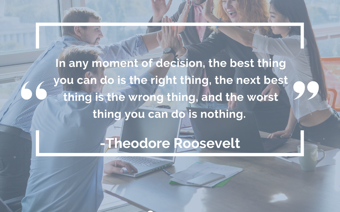 Kickstart your week with a dose of courage! 💪 In any moment of decision, the best thing you can do is the right thing. The next best thing is the wrong thing. And the worst thing you can do is nothing. Let’s make this Monday count! #MondayMotivation #DecisionMaking #TalkToThePros