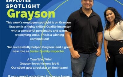 Employee Spotlight!  We’re thrilled to spotlight Grayson, who just landed an amazing new role as Senior Quality Inspector thanks to our team at Ardent Staffing Solutions!  His warm personality, strong inspection skills, and dedication make him the perfect fit for this role.  It’s a true win-win: Grayson is loving his new job, and our client gained a rockstar for their team!  Looking for your next hire? We can help you find top talent! Contact us today at (508) 530-7212 to get started. #EmployeeSpotlight #Manufacturing #StaffingSolutions #QualityInspector #Electronics #Hiring #TopTalent #ArdentStaffing #SuccessStory #WinWin #ardentblog