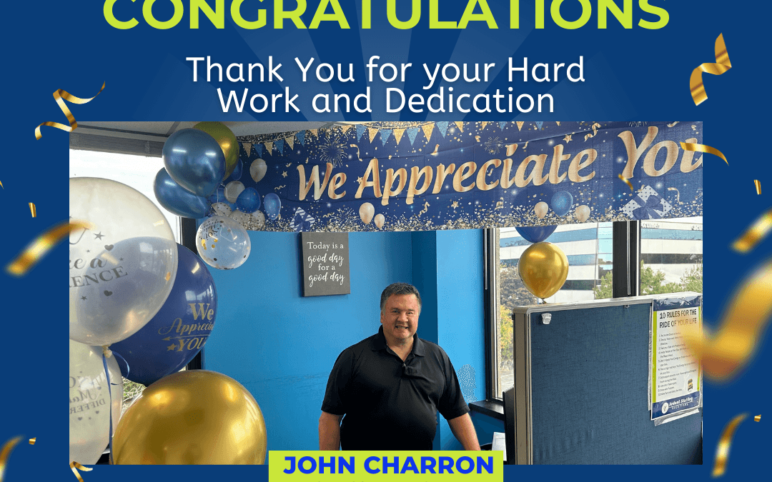 Time to Celebrate John Charron!