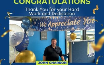 Congratulations to John Charron on your work anniversary!  John brings an incredible positive energy to the office every day, and we are truly lucky to have him on our team. His drive, focus, and delightful personality make him an amazing colleague and a key part of our success. Thank you, John, for your hard work and dedication—here’s to many more years of teamwork and growth together! #WorkAnniversary #TeamAppreciation #Grateful #DrivenToSucceed #OfficeEnergy #ArdentStaffing #Teamwork #BusinessDevelopment #CelebratingSuccess #HardWorkPaysOff #OurPassionisPeople 😀