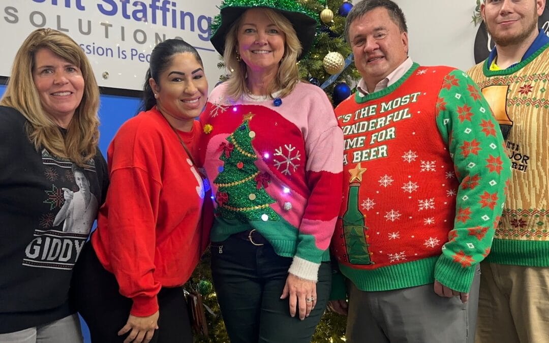 Spreading holiday cheer, one ugly sweater at a time!  From our Ardent Staffing family to yours, may your season be merry and bright! #teamspirit #merrychristmas