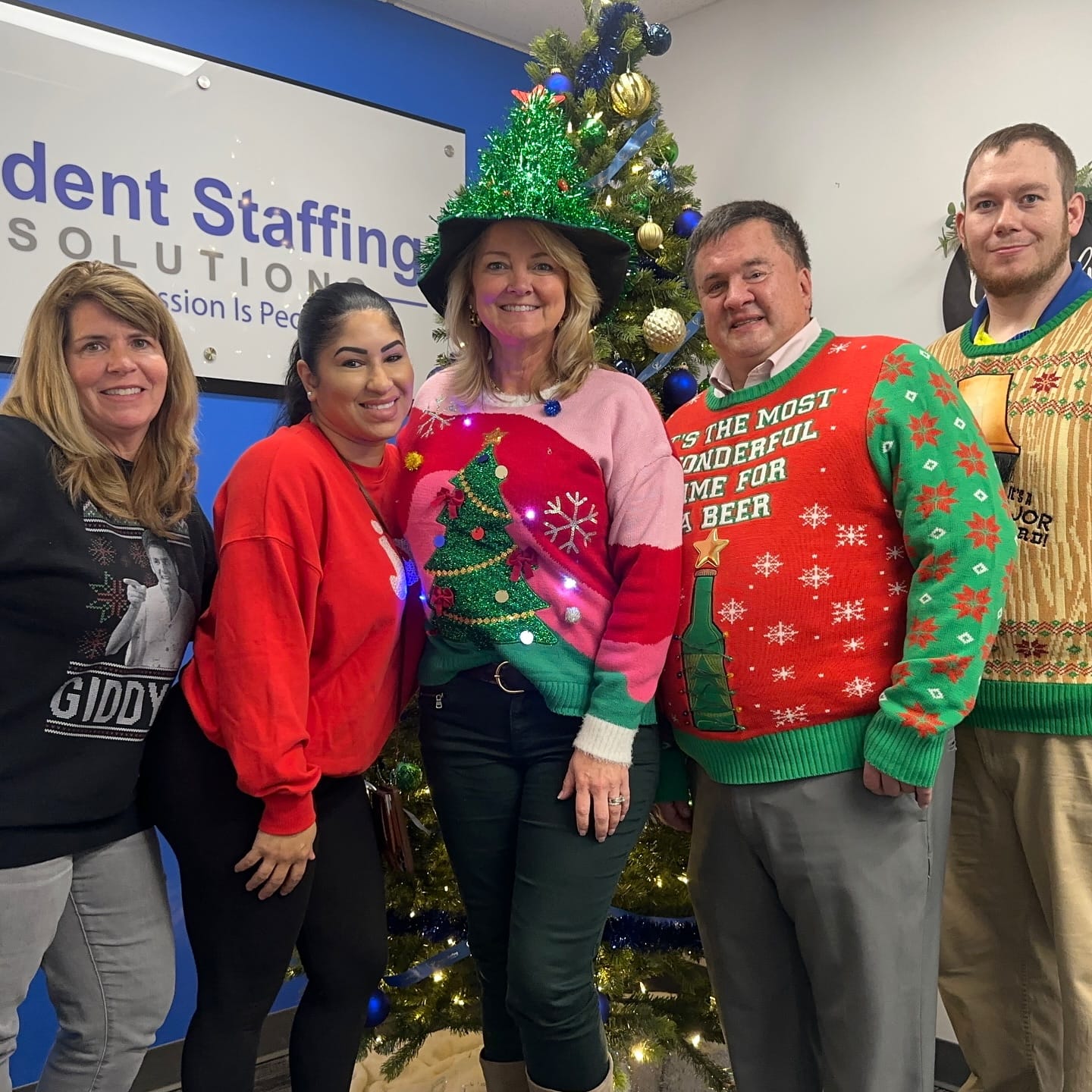 Spreading holiday cheer, one ugly sweater at a time!  From our Ardent Staffing family to yours, may your season be merry and bright!