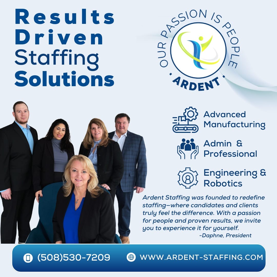 Staffing isn't just about filling positions—it’s about building careers and driving business success - It's about partnership!At Ardent Staffing, our passion for people sets us apart.Experience the difference of a team that truly cares.
Call us today!
(508)530-7209
🌐 Website link is in our bio