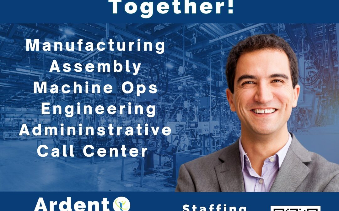 Struggling to fill roles in Manufacturing, Assembly, or Machine Ops? Let Ardent Staffing be your go-to partner for skilled, reliable talent.  Call us at (508) 530-7212 — Staffing support is just a call away! #ManufacturingJobs #HiringSupport #StaffingSolutions #WorkforcePartner #AssemblyJobs #MachineOperators #EngineeringTalent #AdminSupport #CallCenterStaffing #ArdentStaffing #ardentblog #marlborough #hudson #shrewsburyma #worcester #worcesterma #franklinma #southboroughma #framinghamma #natickmass #waltham #lowellma #nashuanh