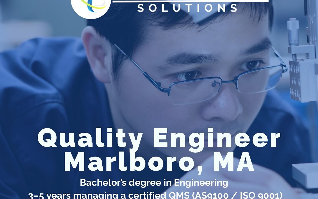 Now Hiring: Quality Engineer – Marlborough, MA  Join a growing manufacturing team and take ownership of quality systems, audits, and continuous improvement. If you’ve got experience with AS9100 or ISO 9001 and a passion for precision, this is your moment!  Direct Hire |  $70–$80K |  1st Shift  Strong QMS experience, mechanical aptitude, audit skills, and knowledge of LEAN & GD&T preferred.  Apply today on our website or call us to learn more. Contact ateam@ardent-staffing.com or (508) 530-7212. #QualityEngineerJobs #ManufacturingCareers #MarlboroughMAJobs #EngineeringJobs #ISO9001 #AS9100 #HiringNow #ArdentStaffing #ContinuousImprovement #MechanicalEngineering #LEAN #GDT #NowHiring #MassachusettsJobs