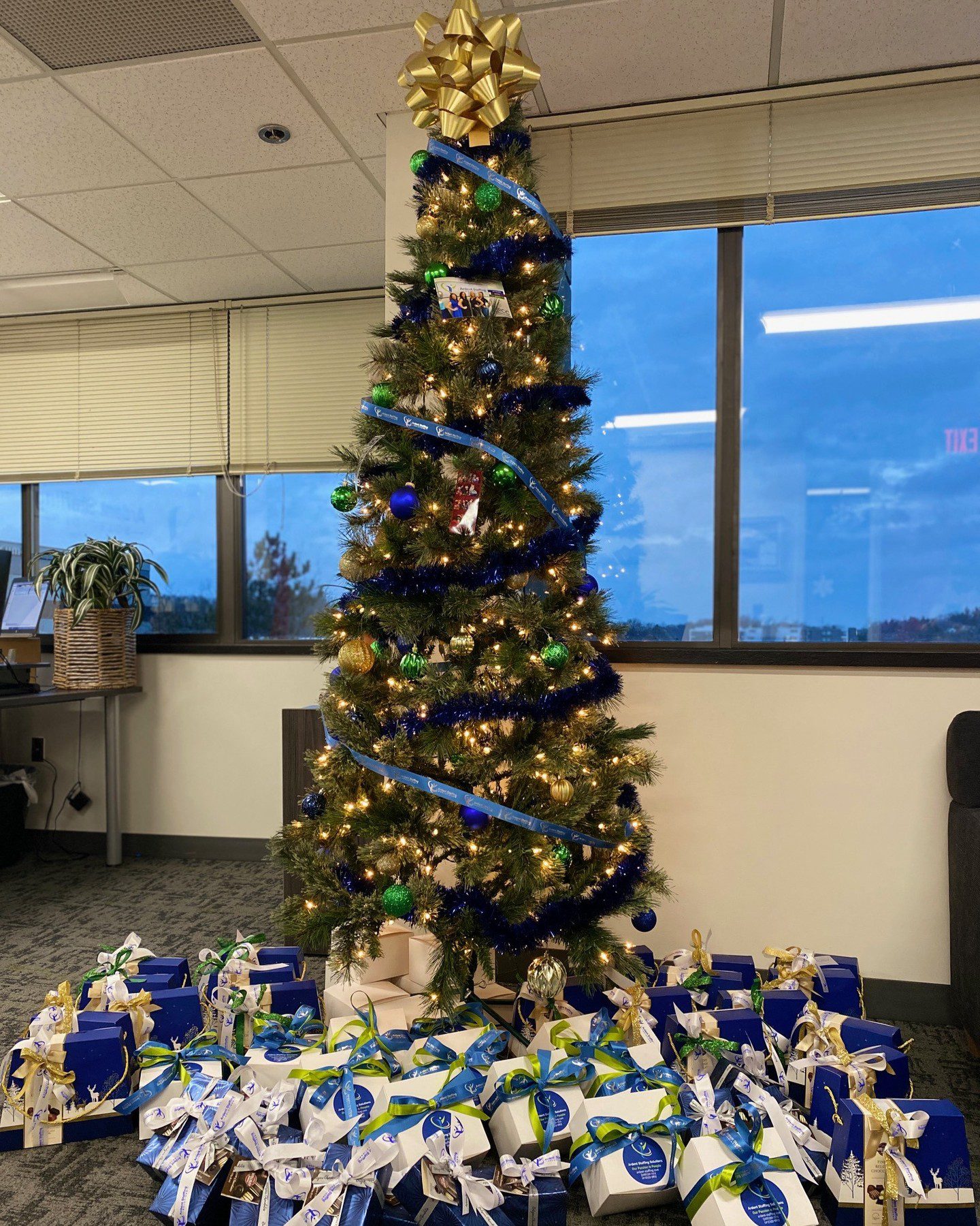 Santa stopped by our office little early this year! Our favorite part of the Holiday Season is giving to others.