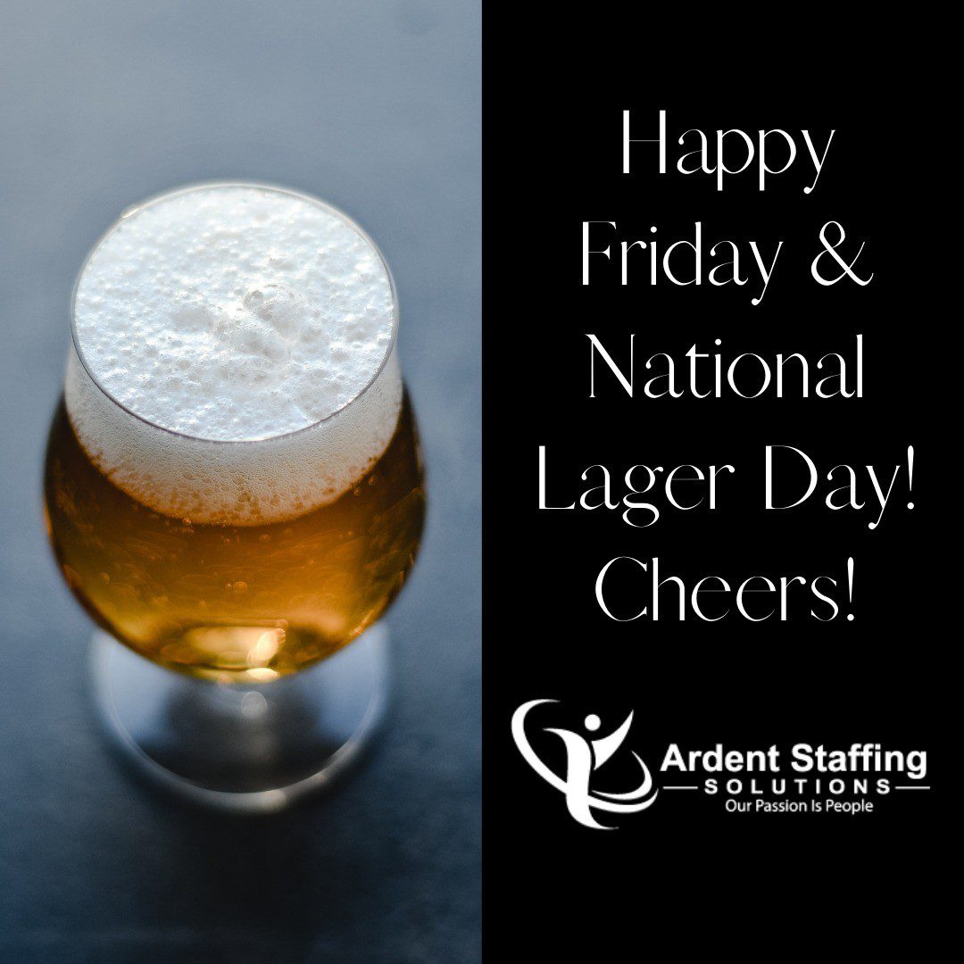 Yay to it being Friday and yay to it being National Lager day too! Have a wonderful and safe weekend. Cheers to all!