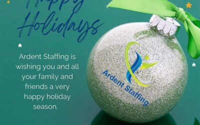 The Ardent Staffing Solutions team wishes everyone a very Merry Christmas filled with joy, peace and blessings.