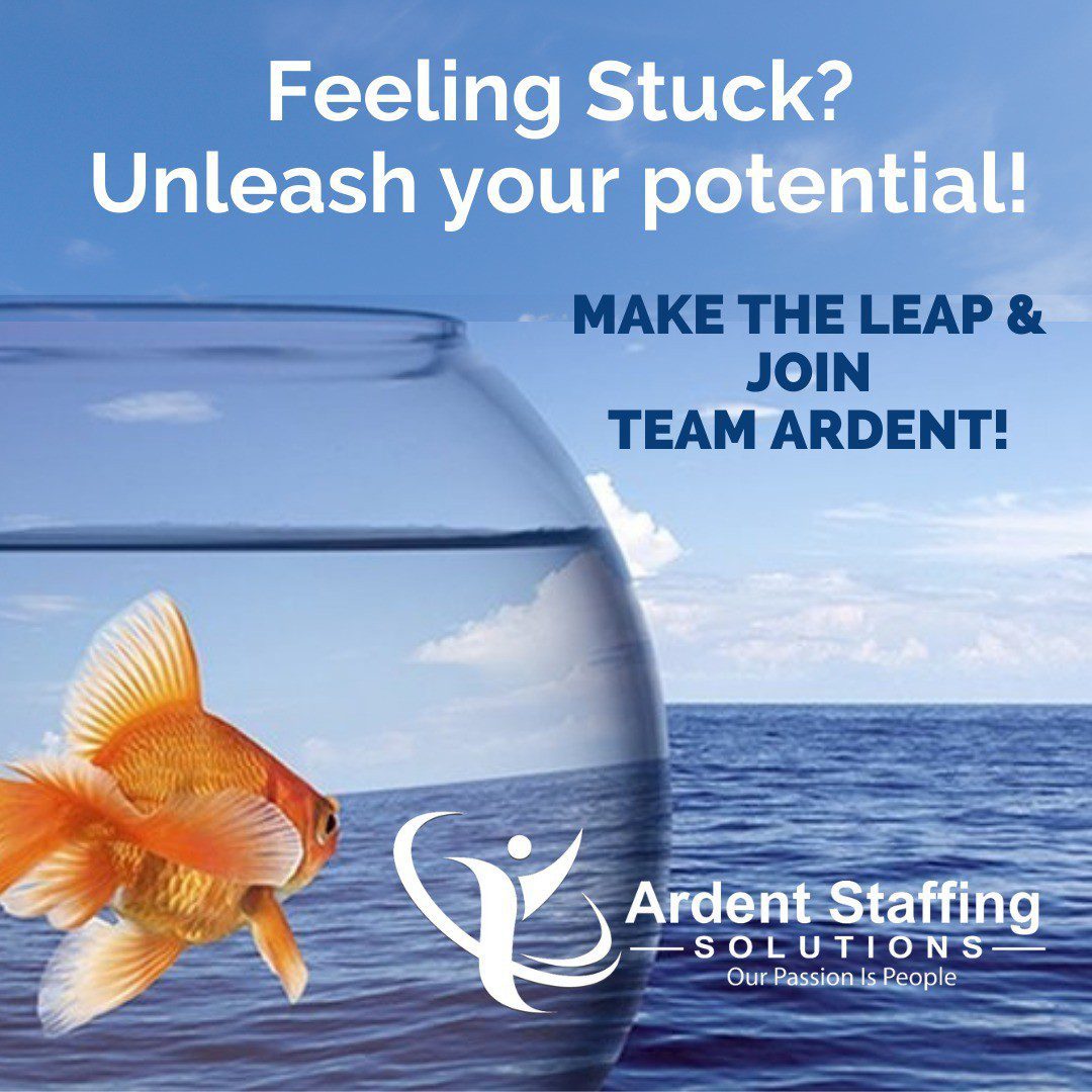 Ardent Staffing is hiring! 
Why wait another day to unleash your potential? 
We are hiring recruiters and administrative support to join our internal team! Come experience the Ardent Staffing difference! 

Visit our website for a full listing of great opportunities!