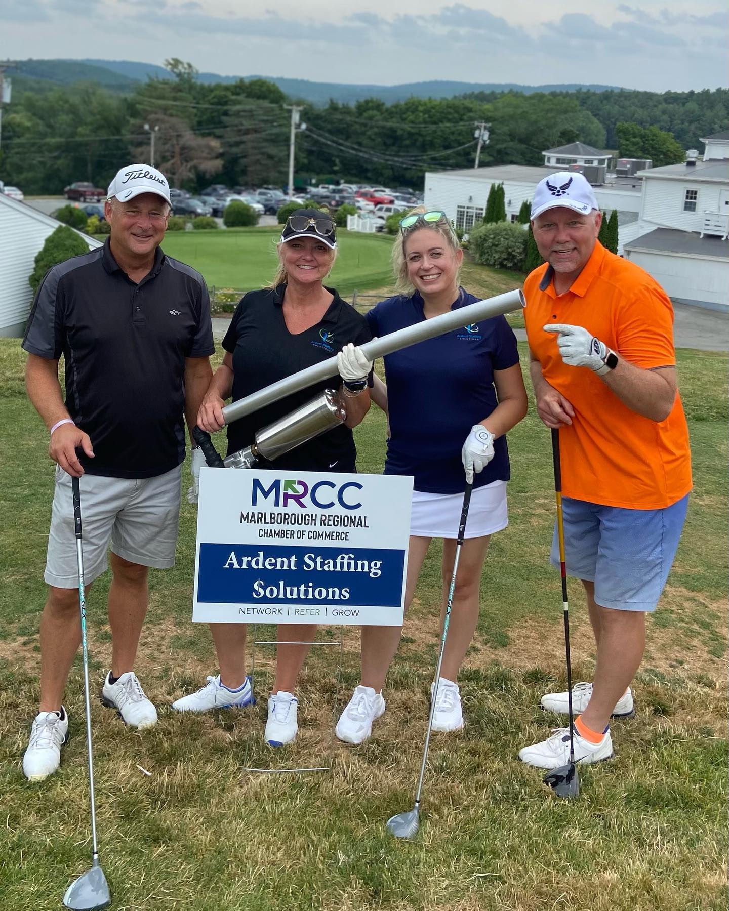 What a great day golfing today at the @marlboroughchamber golf tournament at @marlboroughcountryclub!! Our score may not have been that very top of the leaderboard, but we had a darn good time.